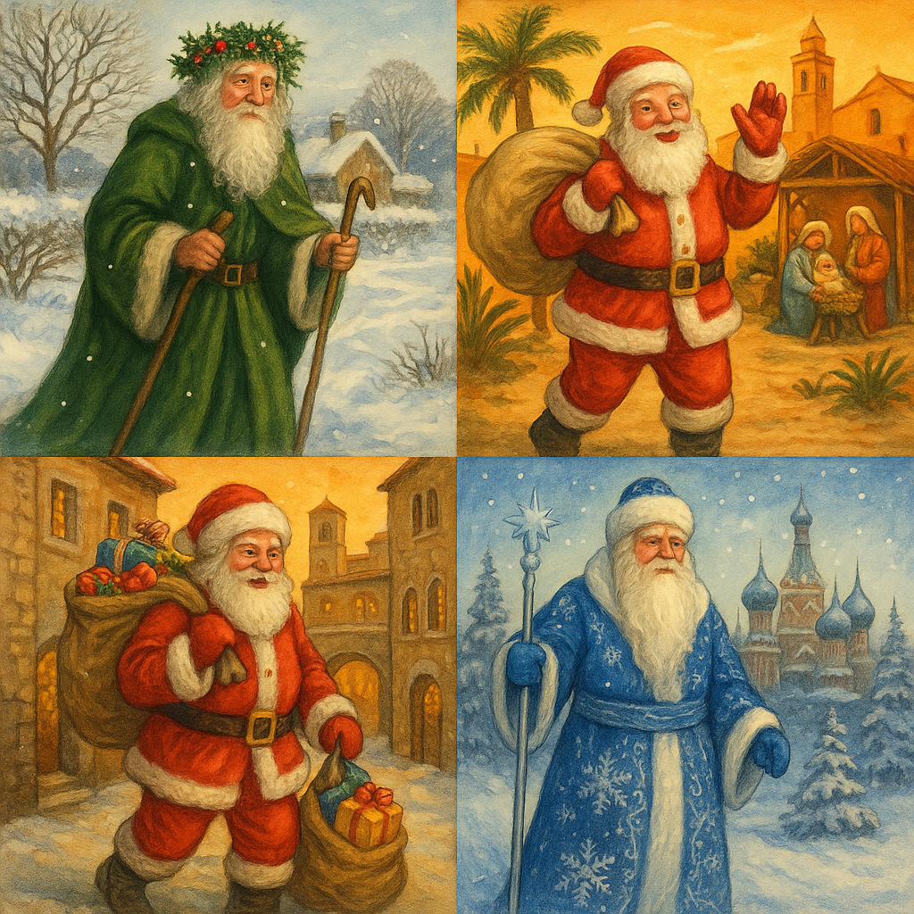 Santa Claus world traditions Father Christmas global