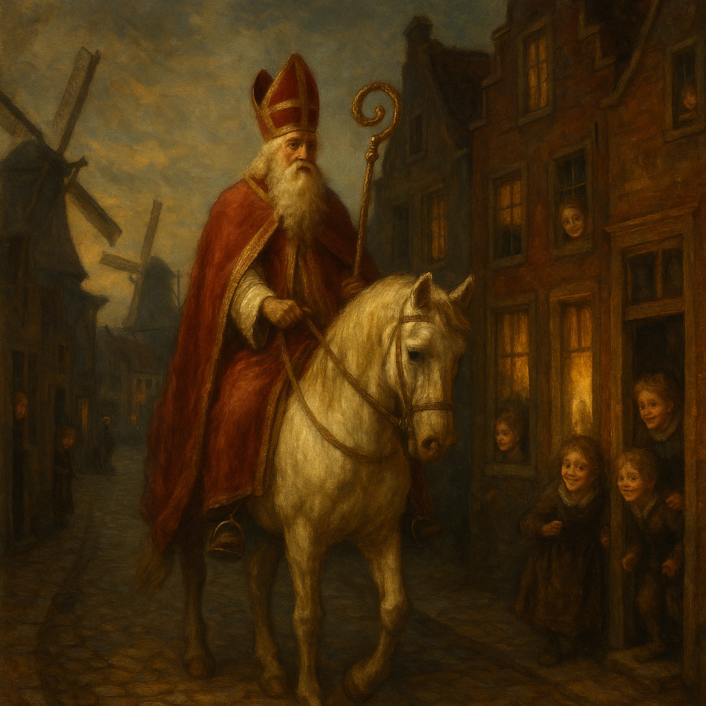 Sinterklaas Dutch tradition Holland history of Santa Claus