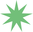 Decorative star accent for ImSanta professional Santa Claus booking pages