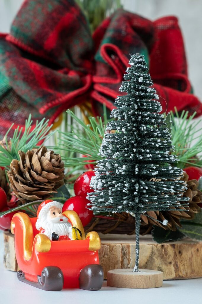 Christmas event setting image for rent a Santa Claus bookings through ImSanta