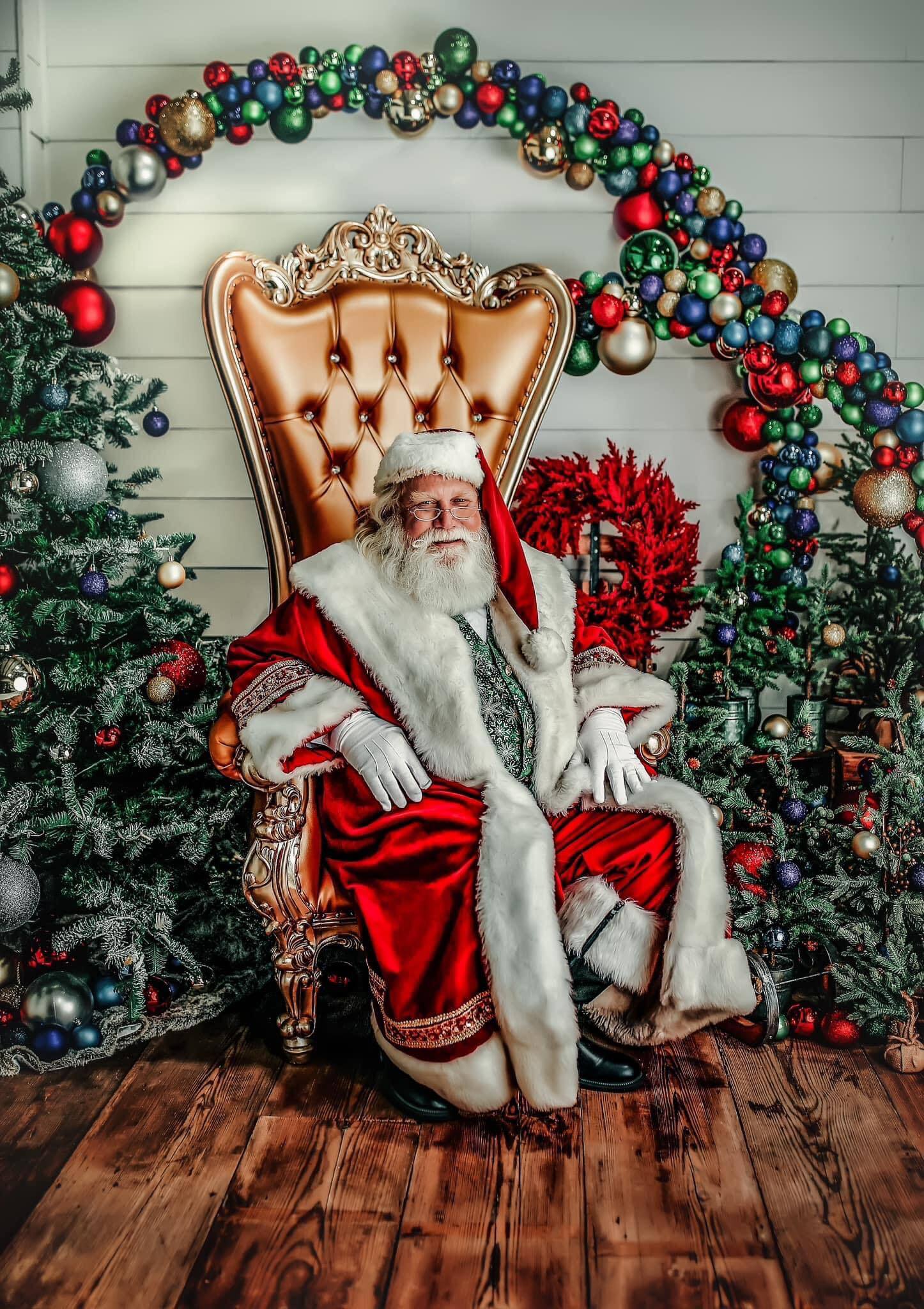Hire Santa in Austin TX for holiday throne portraits polished guest-facing appearances and festive event photo moments